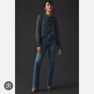 New: Anthropologie x Favorite Daughter The Vivi Straight Jeans. Size 26
